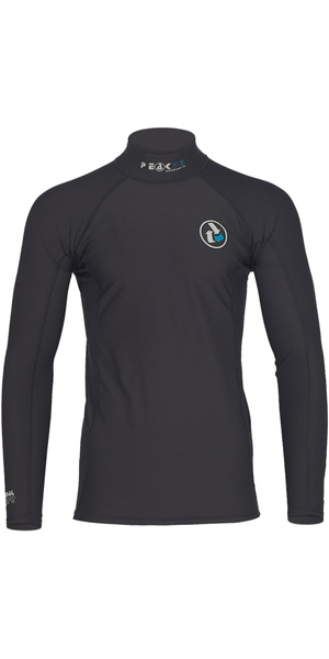 2026 Peak PS Thermal Long Sleeve Rash Vest 26TRLS - Black